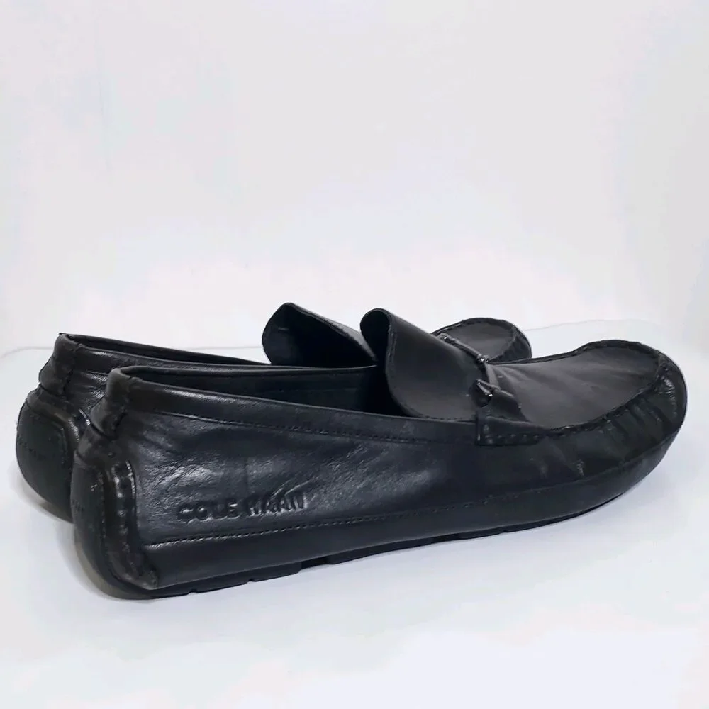Cole Haan Wyatt Horsebit Loafers Men Size 9.5 M Black Leather Low Driving Shoes